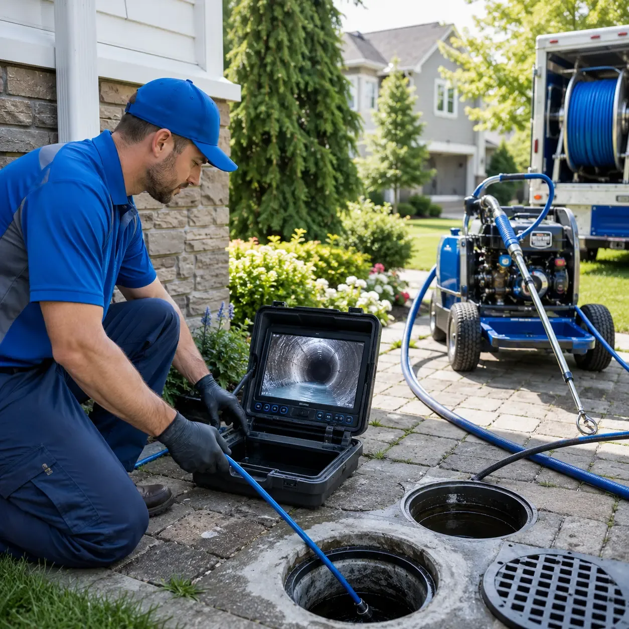 Outdoor drain cleaning professionals serving Kents Store, VA